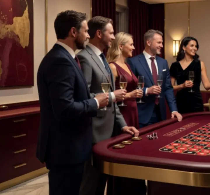 Soukromá oslava s ruletou a elegantními hosty